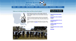 Desktop Screenshot of batonrougepipesanddrums.com